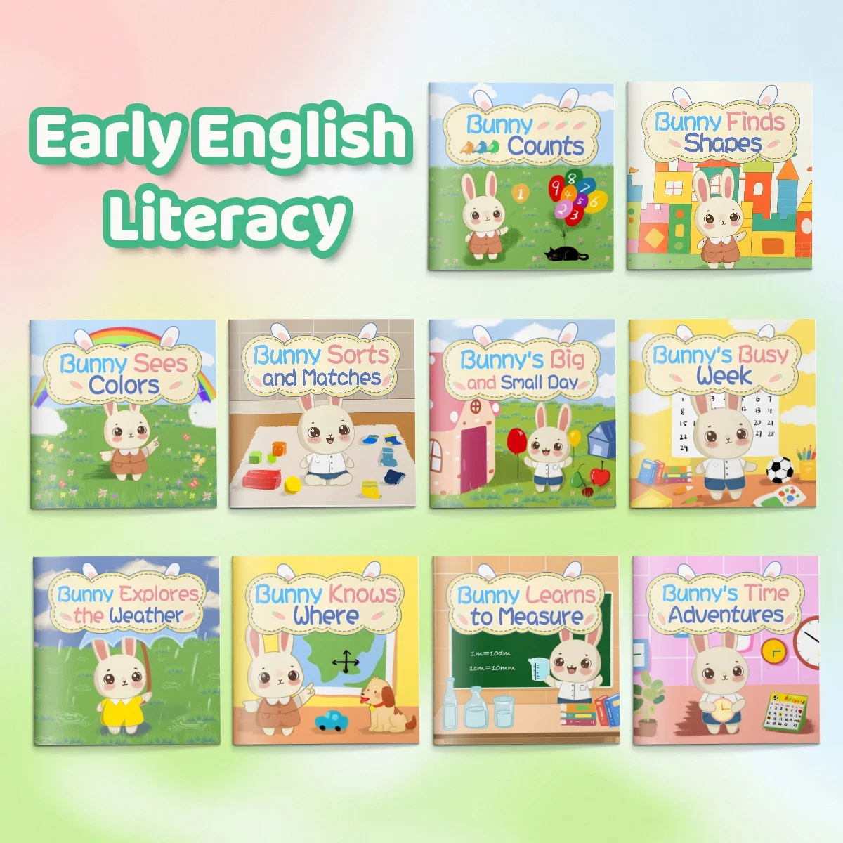 Kids Early Education Books - Little Rabbit Smart Enlightenment Series 10