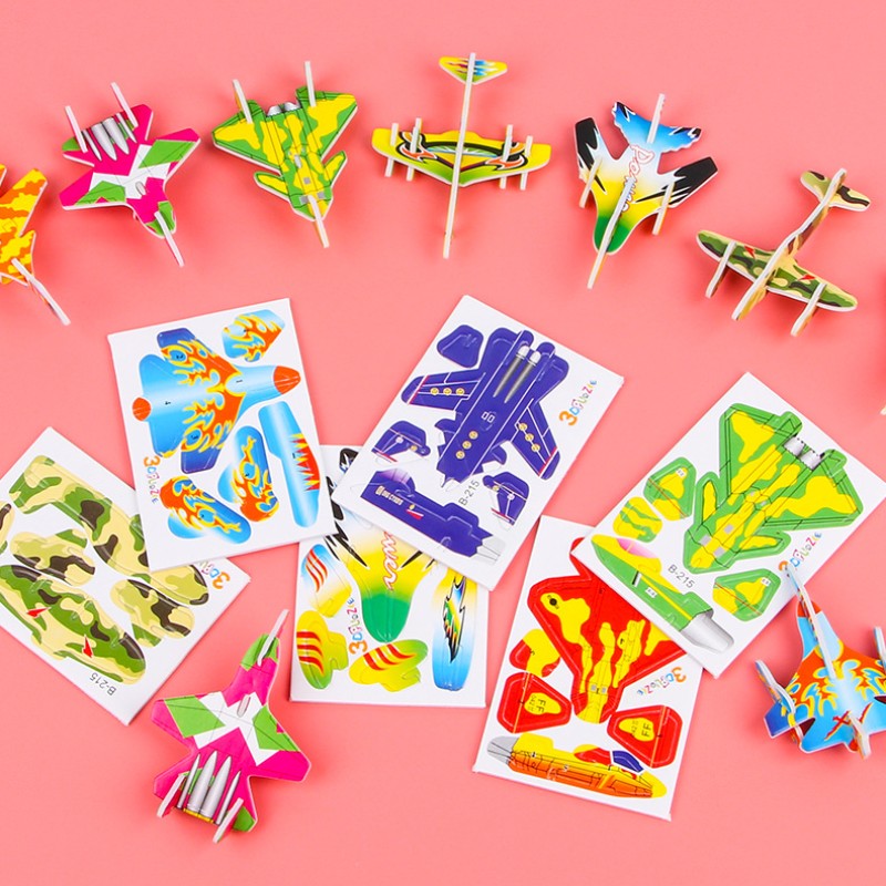 Free Educational Games For Kids - 10pcs Creative Cute Paper Plane Puzzle