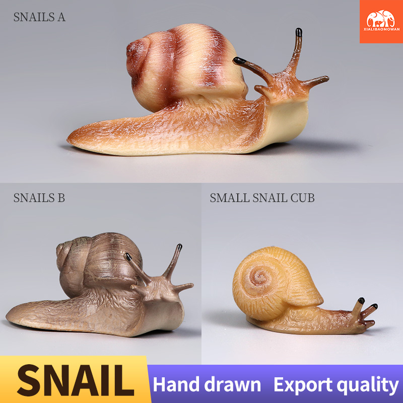 Kids Educational Game - Educational Snail Action Figures Toy for