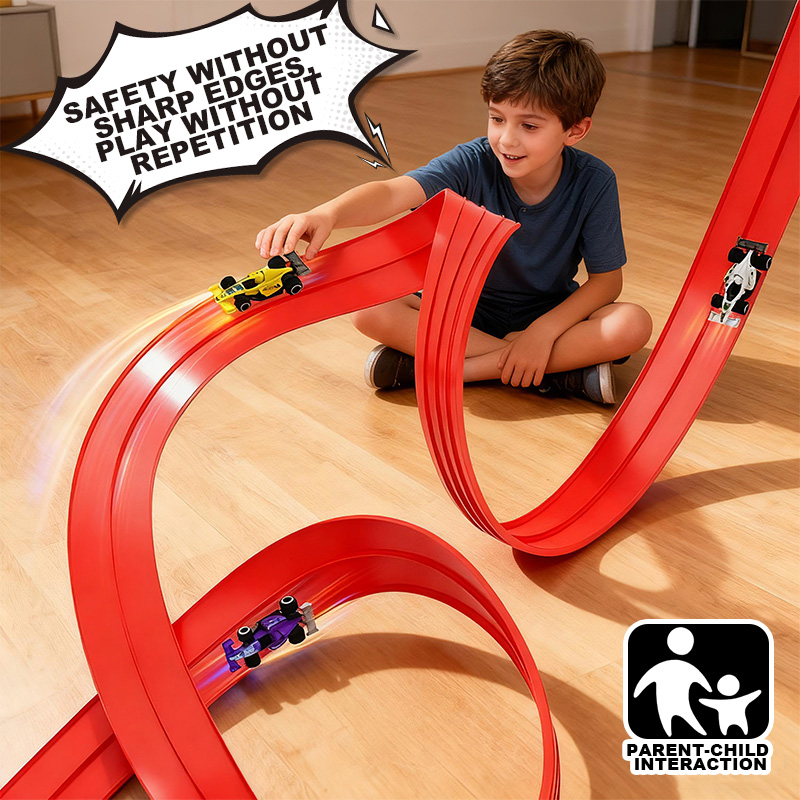 Free Educational Games For Kids - Free-assembly track car | Flexible soft