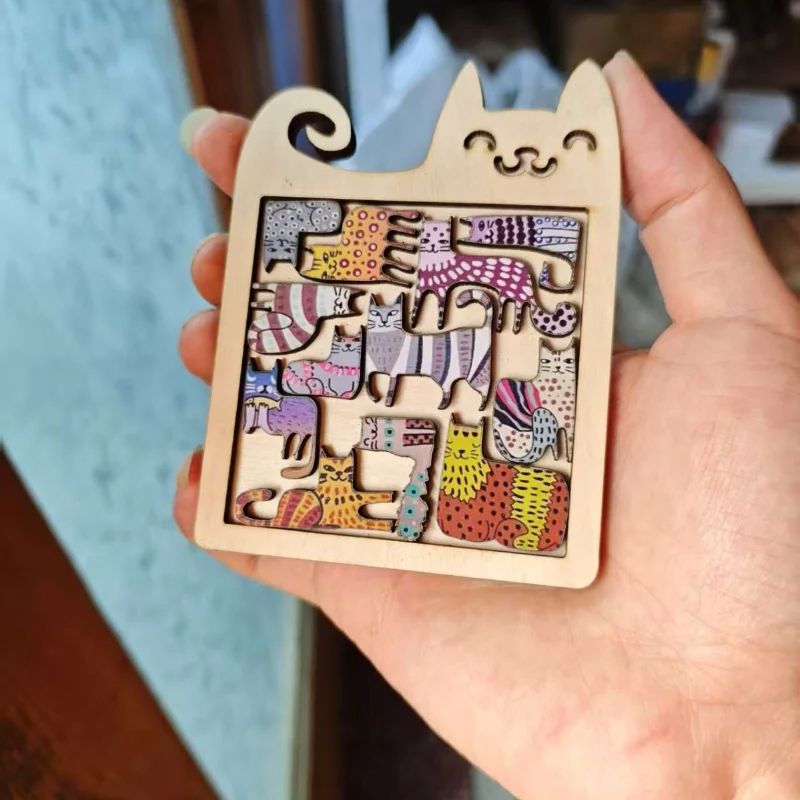 Kids Creative Cat Shape Puzzle - đánh giá và giá Kids Education Table