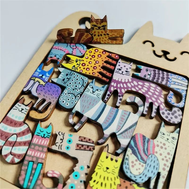 Kids Creative Cat Shape Puzzle - đánh giá và giá Kids Education Table