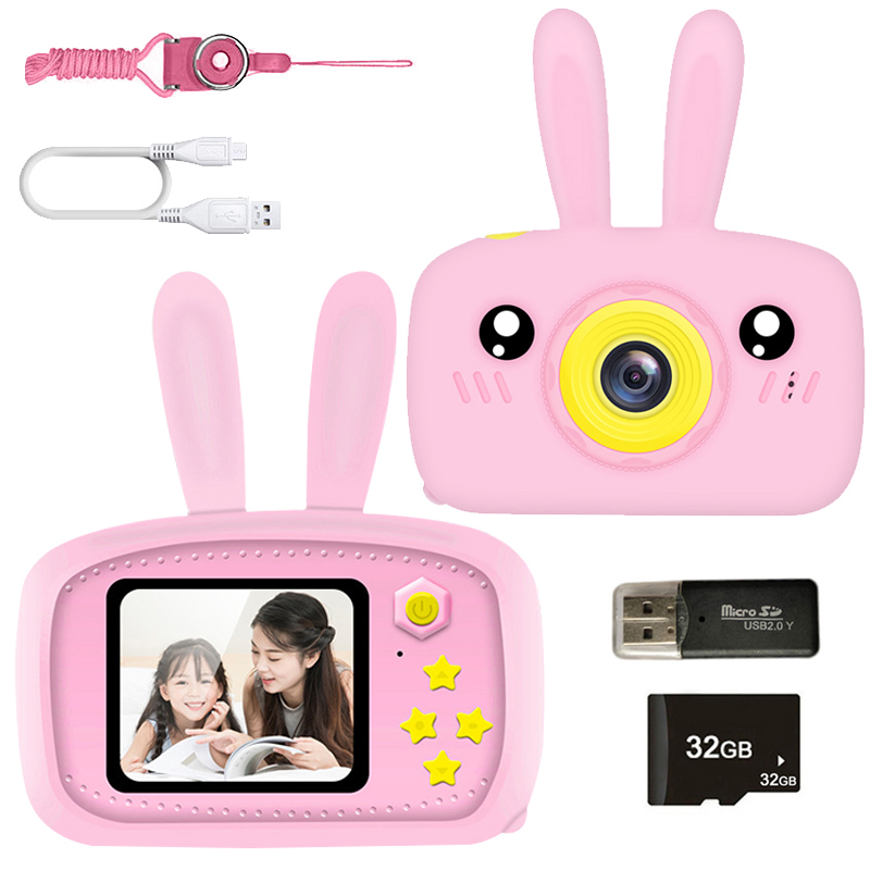 New Mini Cartoon Rabbit Camera - đánh giá và giá Kids Education Video