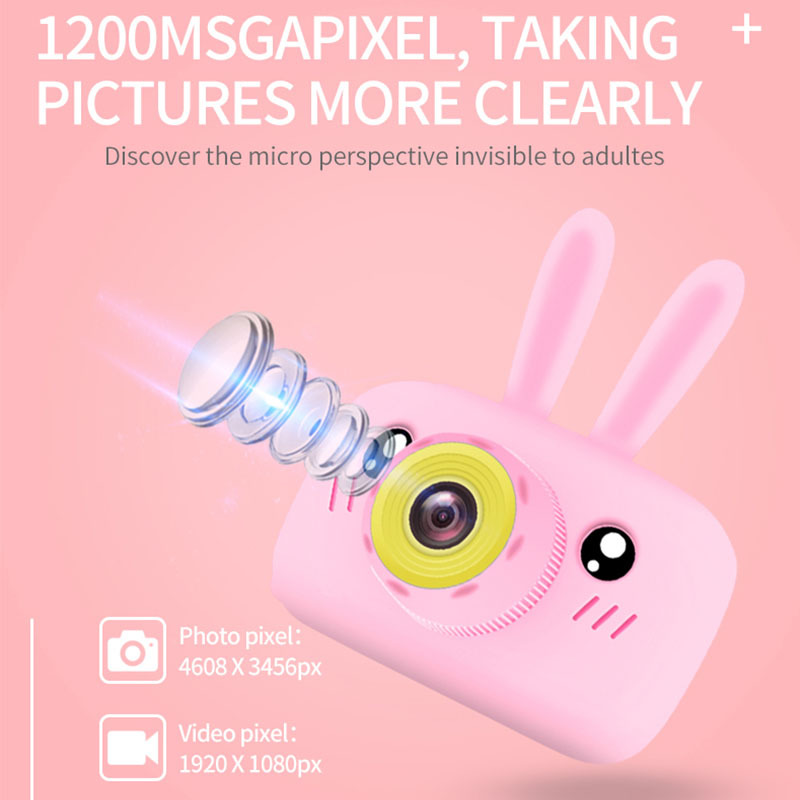 New Mini Cartoon Rabbit Camera - đánh giá và giá Kids Education Video
