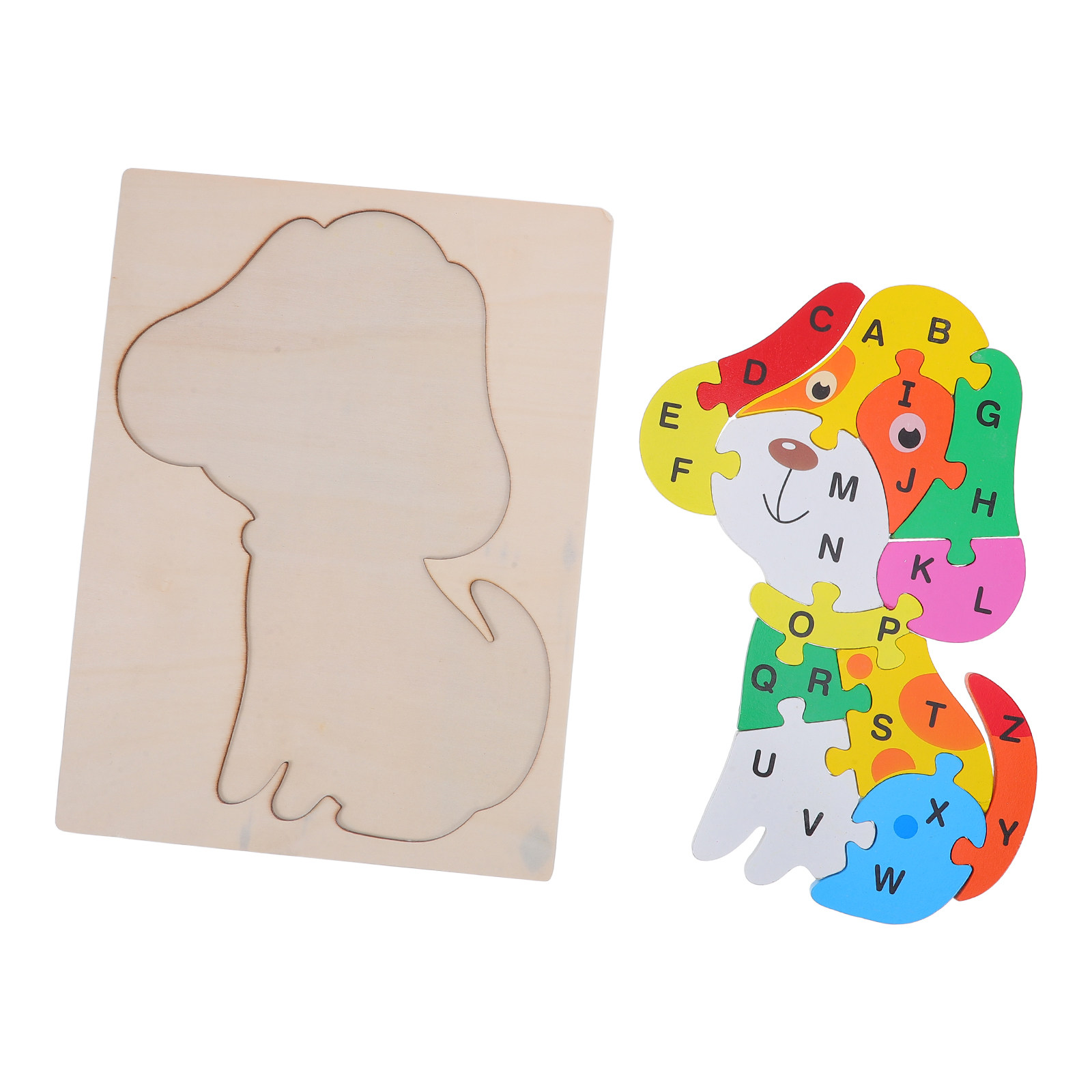 1Set Kids Alphabet Puzzle Wood - đánh giá và giá Abc Kids Early Education