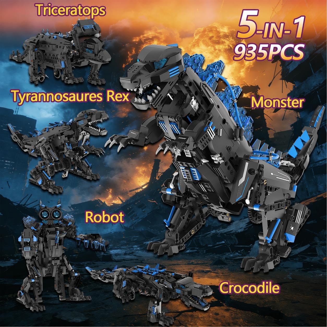 5-in-1 Transformable STEM Robo - đánh giá và giá Kids Education Free App