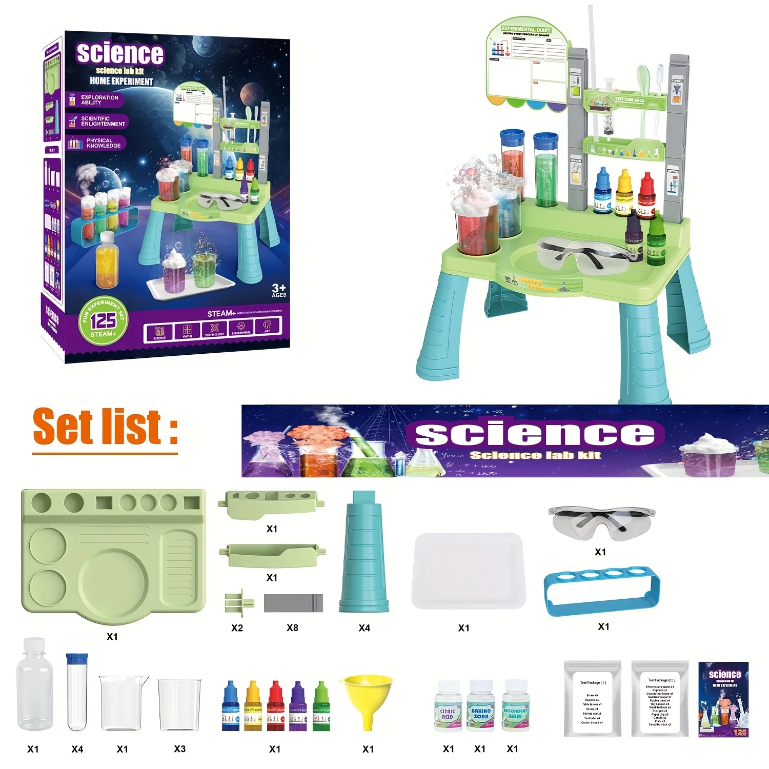 First Science Kit for Kids Lea - đánh giá và giá Kids Education Table
