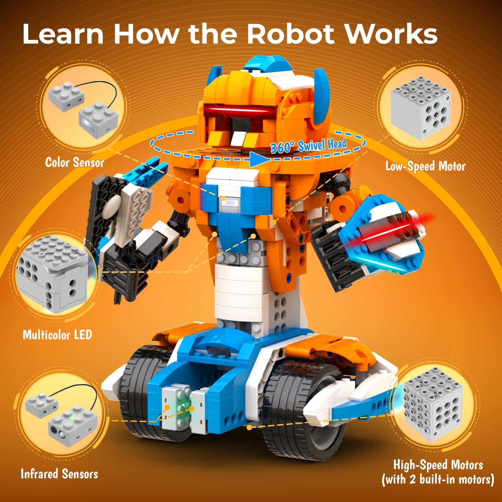 Apitor Robot X Building Kit 12 - đánh giá và giá Kids Education Free App