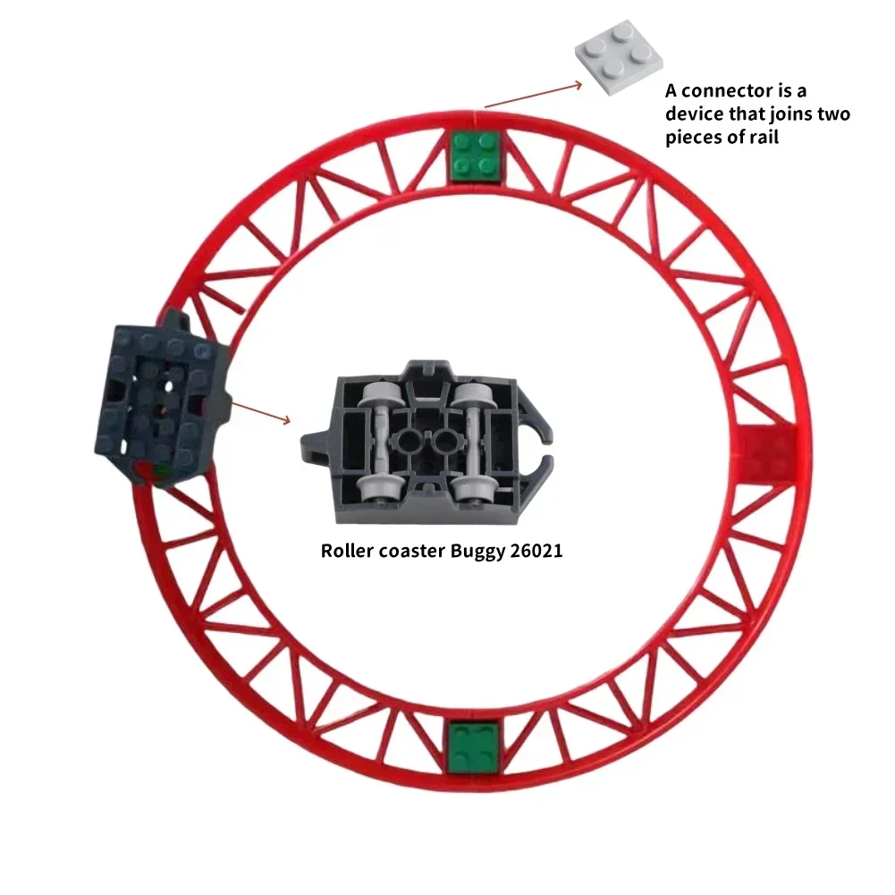 10PCS Track Roller Coaster Rai - đánh giá và giá Lego Set City