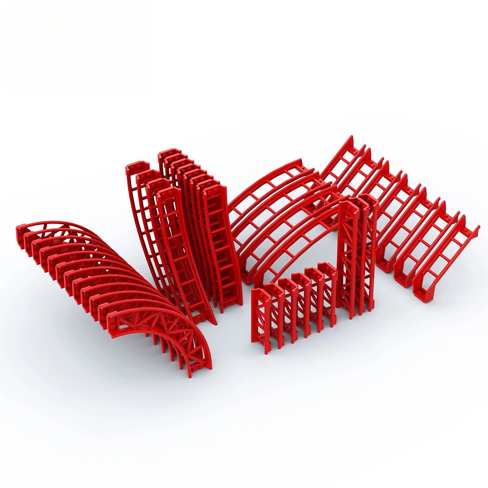 10PCS Track Roller Coaster Rai - đánh giá và giá Lego Set City