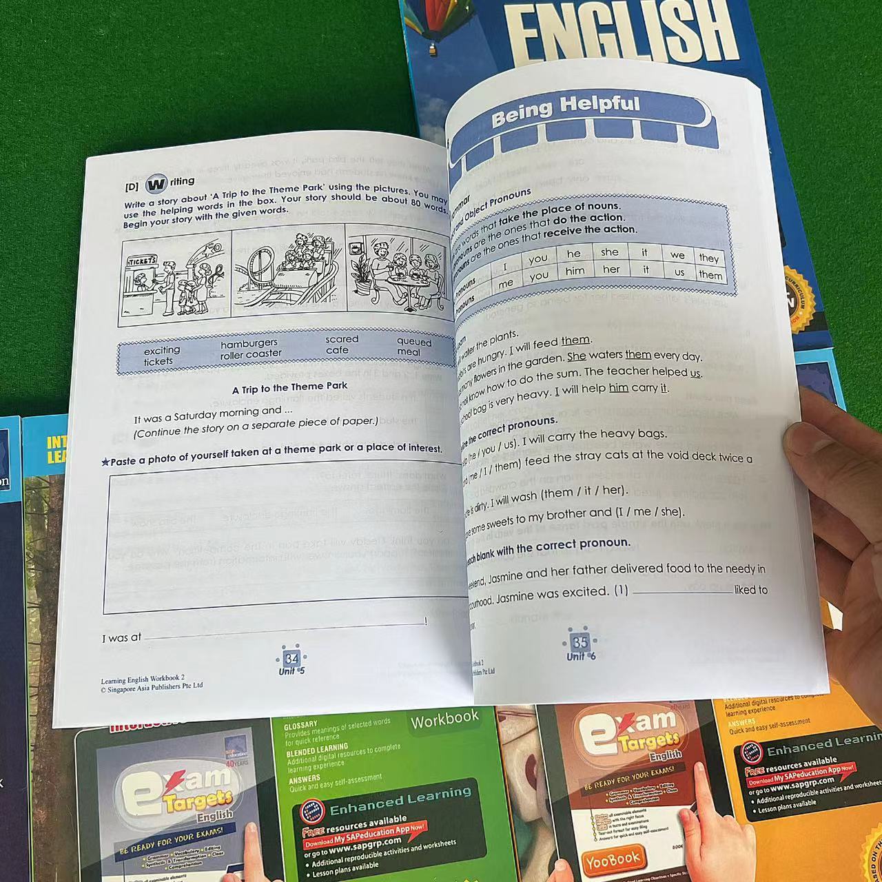 2 Book Sap Education 1- 6 Grad - đánh giá và giá Kids Education In Singapore
