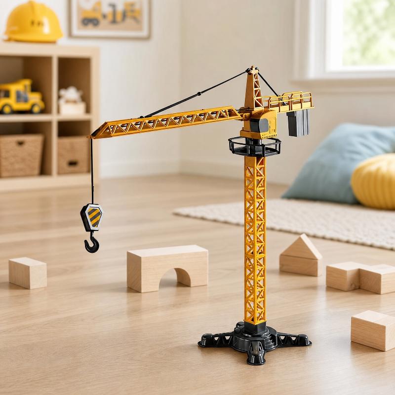 Tower Crane Toy Simulated Cons - đánh giá và giá Kids Educational Game