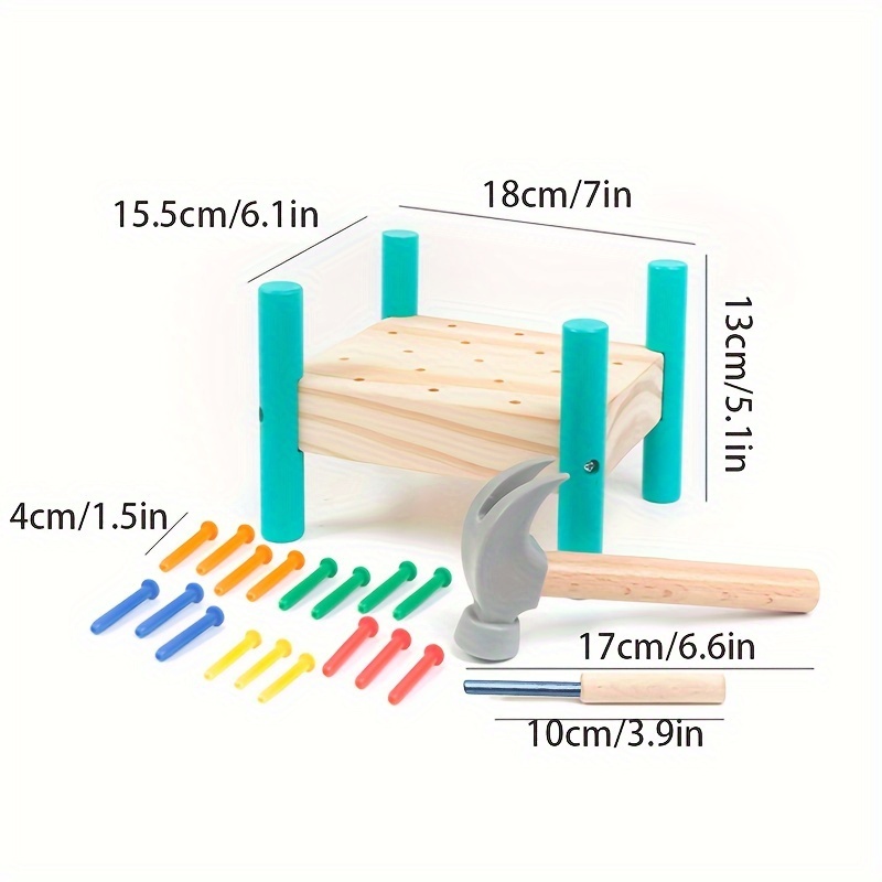 Wooden Double Sides Pegboard T - đánh giá và giá Kids Education Table