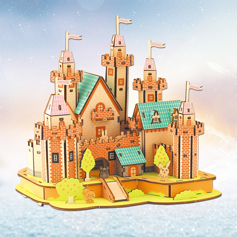 3D Jigsaw Wood Puzzle Building - đánh giá và giá Kids Without Education