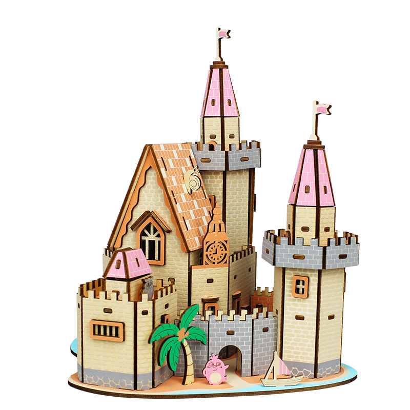 3D Jigsaw Wood Puzzle Building - đánh giá và giá Kids Without Education