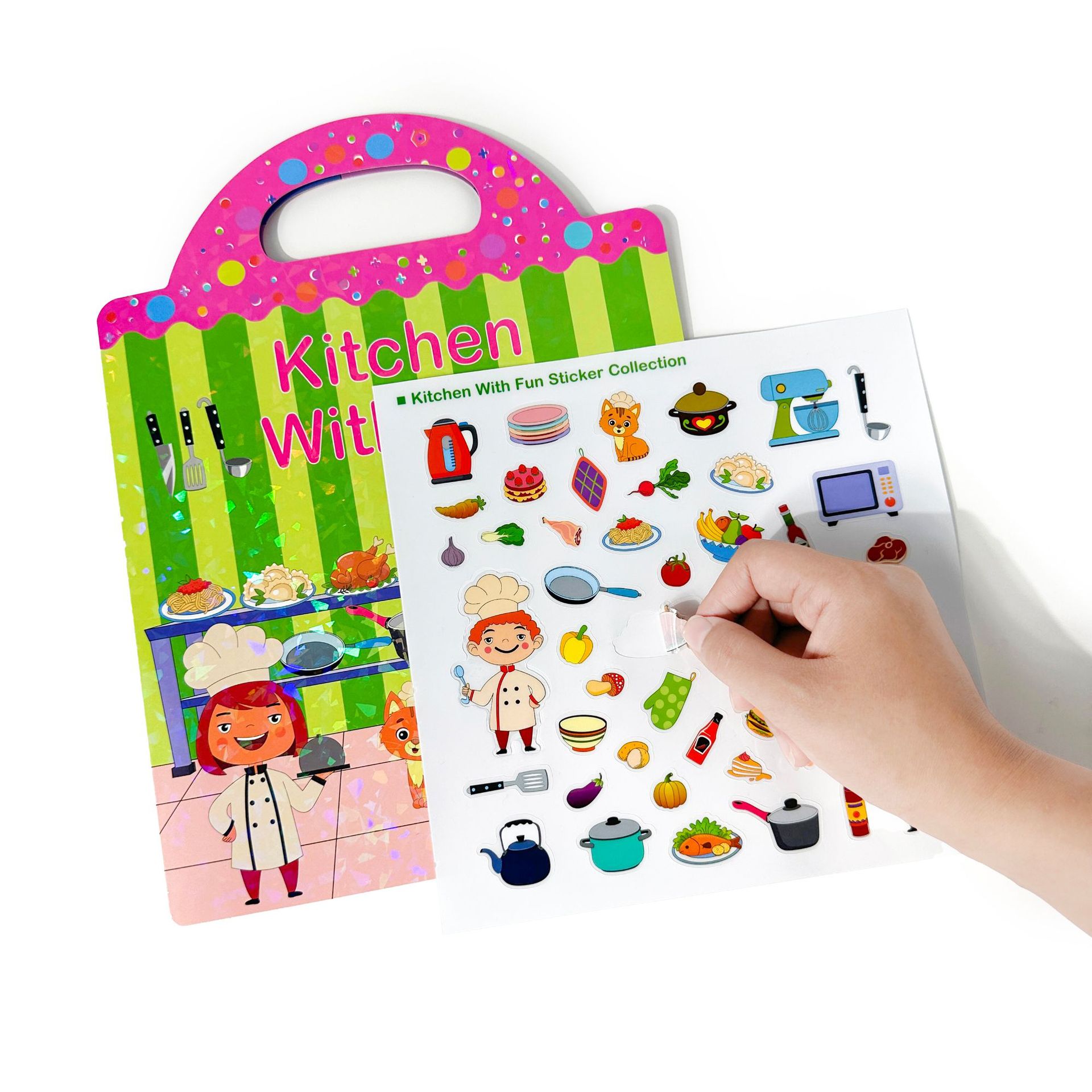 Reusable Sticking Stickers for - đánh giá và giá Kids Early Education Books