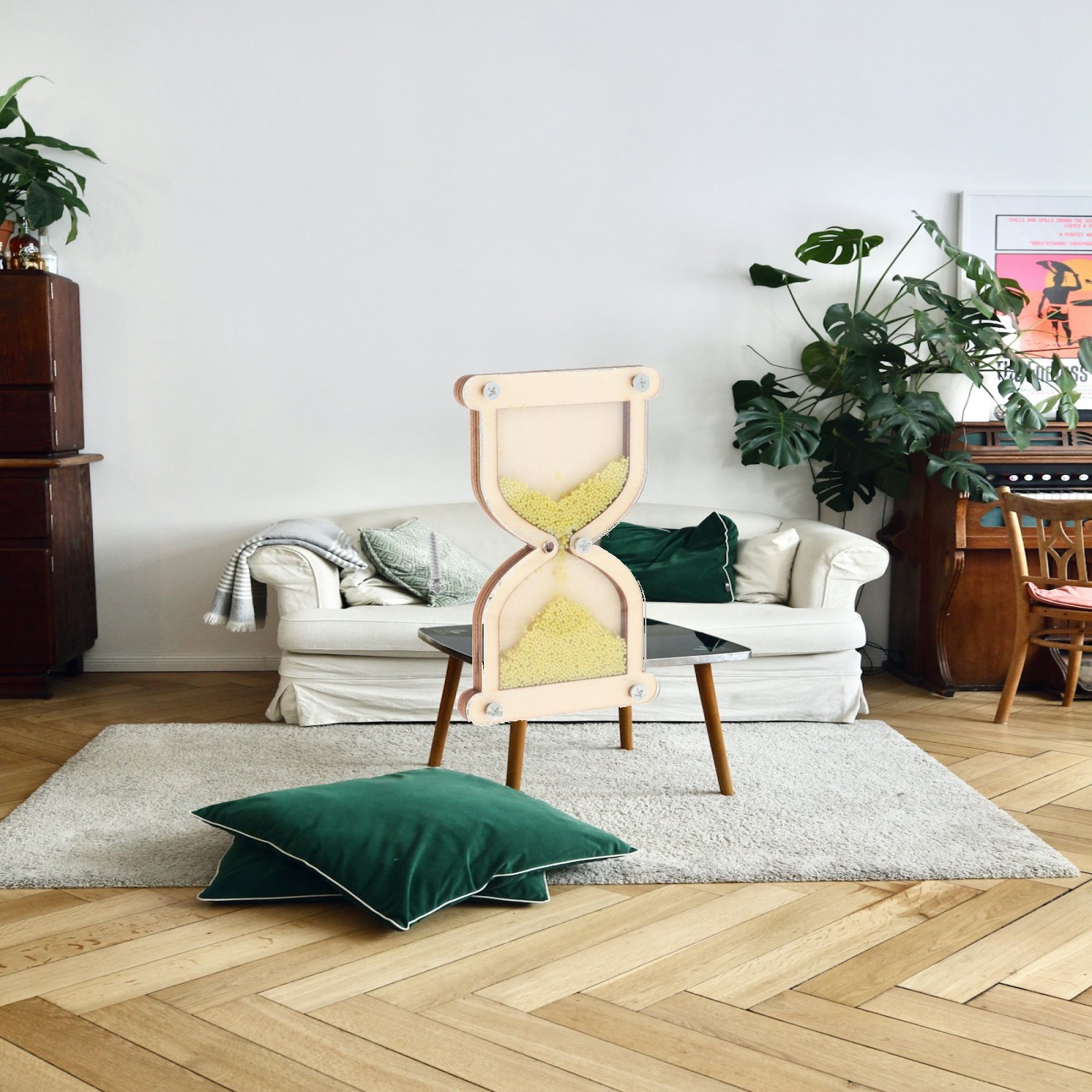 Wooden Busy Board Sandglass Ac - đánh giá và giá Kids Education Board