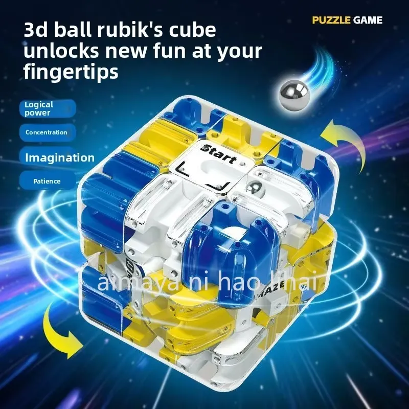 3D Ball Maze Cube Magic Puzzle - đánh giá và giá Kids Educational Game