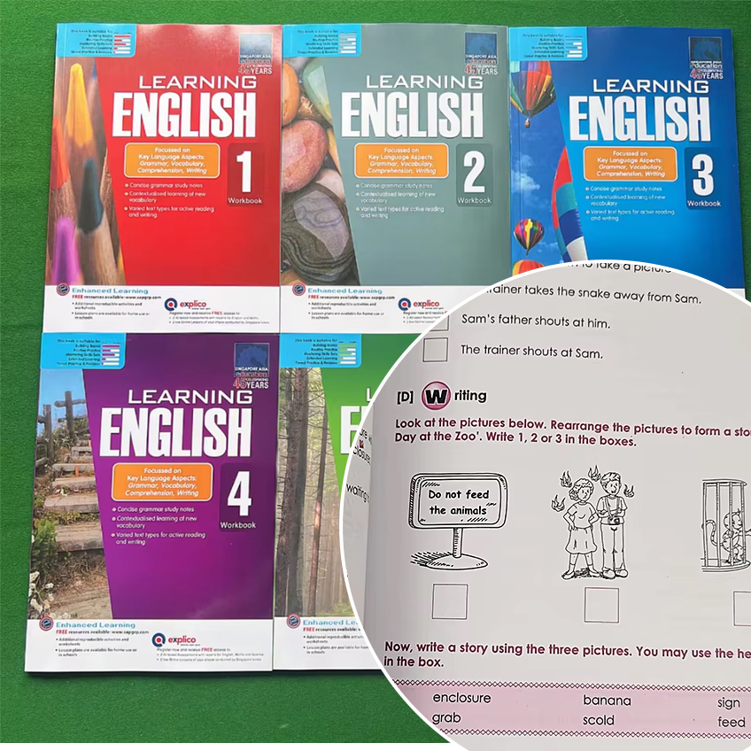 1 Book Sap Education 1- 6 Grad - đánh giá và giá Kids Education In Singapore