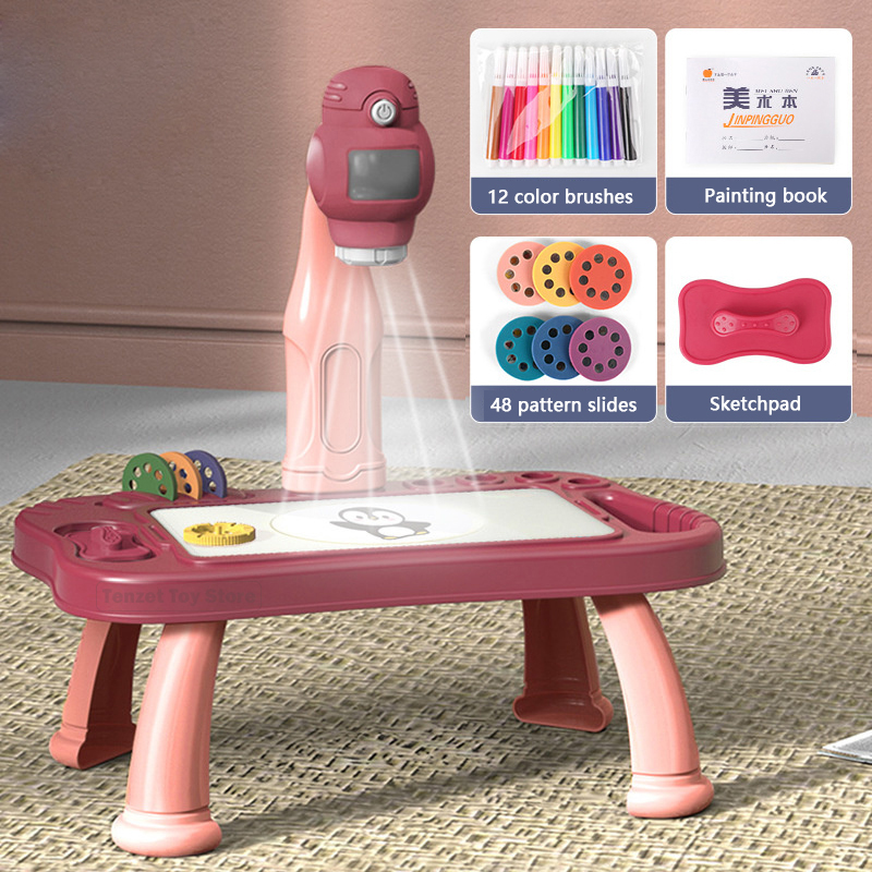 Thông Minh Máy Chiếu Trẻ Em Tr - đánh giá và giá Kids Education Table