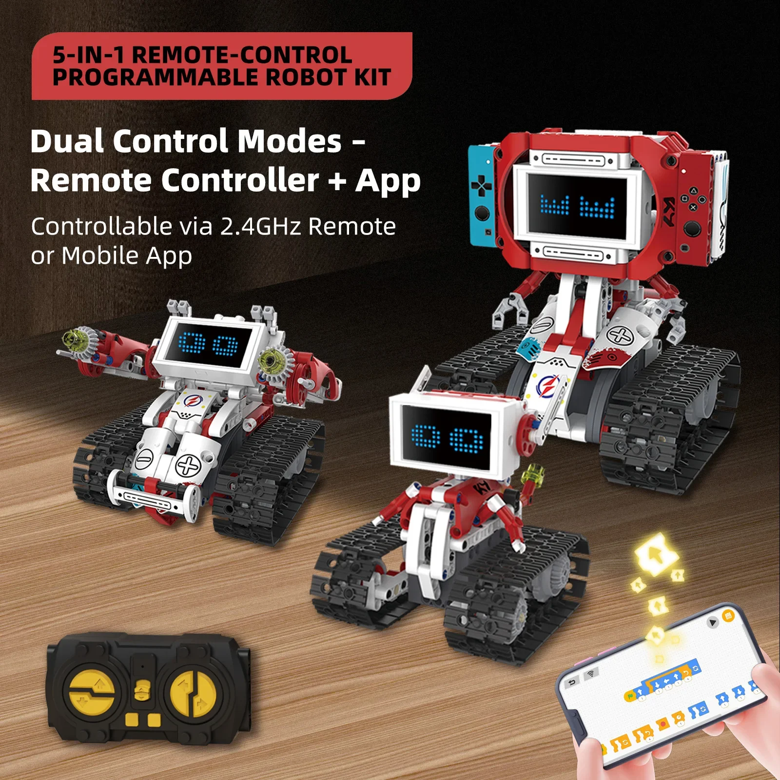5 in 1 Transformable RC Robot  - đánh giá và giá Kids Education Free App