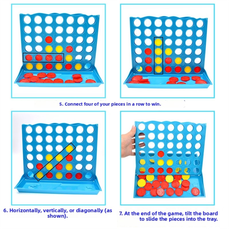 3D Four-in-a-Row Board Game fo - đánh giá và giá Kids Education Board
