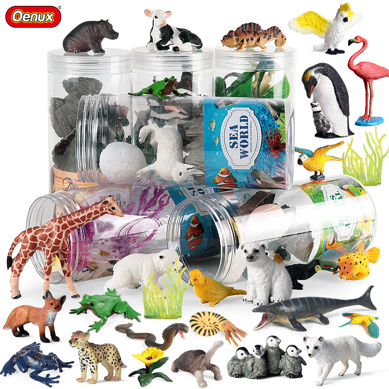 Oenux Miniature Animals Set Wi - đánh giá và giá Kids Without Education