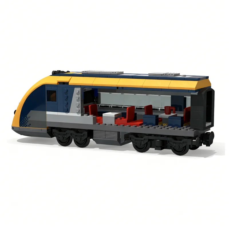268pcs MOC Passenger Train Cab - đánh giá và giá Lego Set City