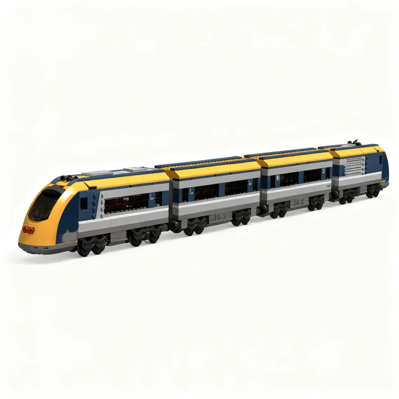 268pcs MOC Passenger Train Cab - đánh giá và giá Lego Set City