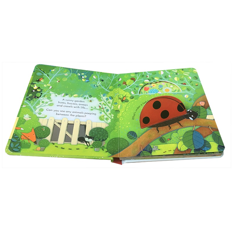 Usborne Peep Inside The Garden - đánh giá và giá Kids Education Board