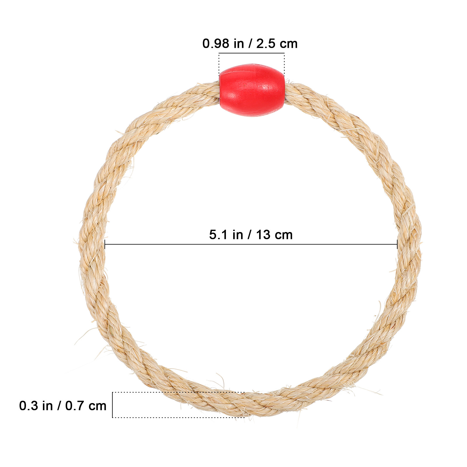 10Pcs Wooden Style Twine Ring  - đánh giá và giá Kids Educational Game