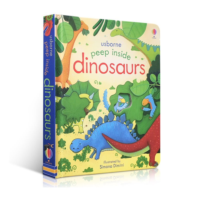 Usborne Peep Inside Dinosaurs  - đánh giá và giá Kids Education Board