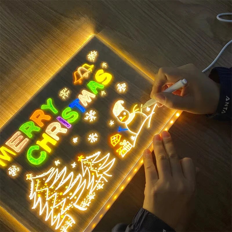 Magic Glow Kids Drawing Board: - đánh giá và giá Kids Education Board