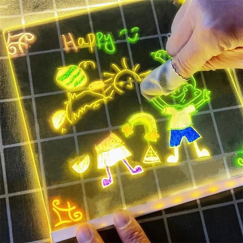 Magic Glow Kids Drawing Board: - đánh giá và giá Kids Education Board