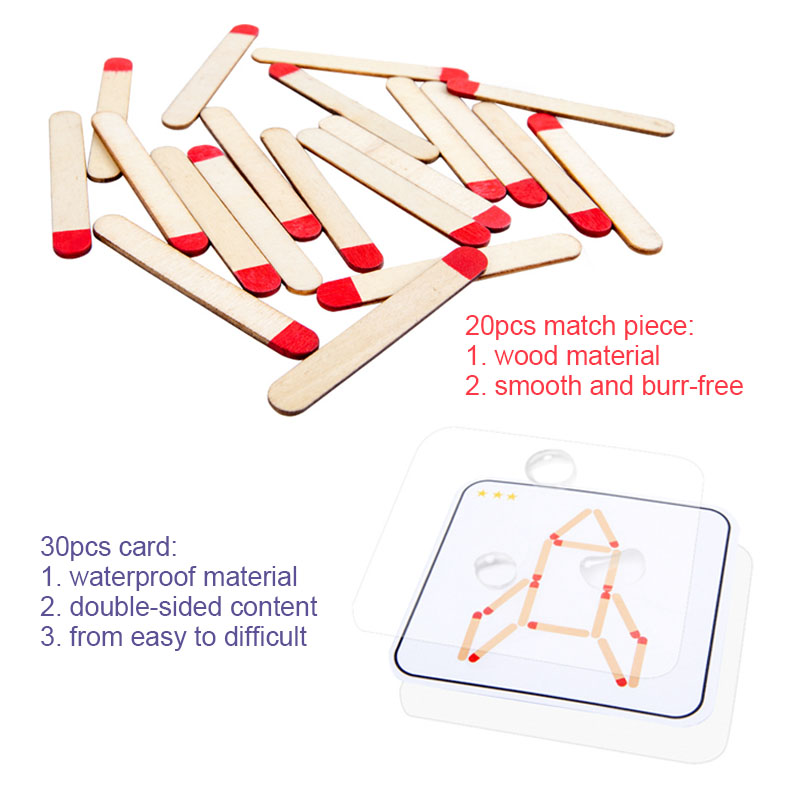 Montessori Matches Puzzles Gam - đánh giá và giá Kids Education Board