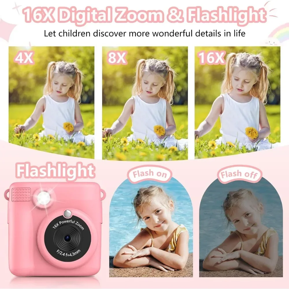 Instant Print Camera for Kids, - đánh giá và giá Kids Education Free App