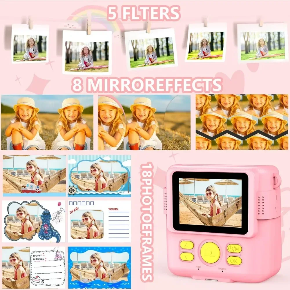 Instant Print Camera for Kids, - đánh giá và giá Kids Education Free App