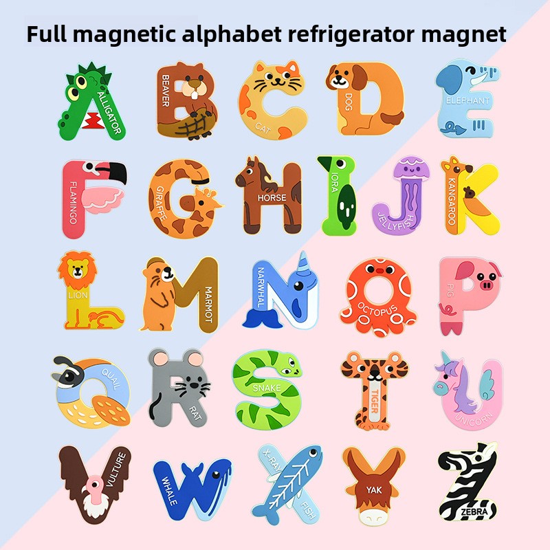 Cute Animal Alphabet Fridge Ma - đánh giá và giá Abc Kids Early Education