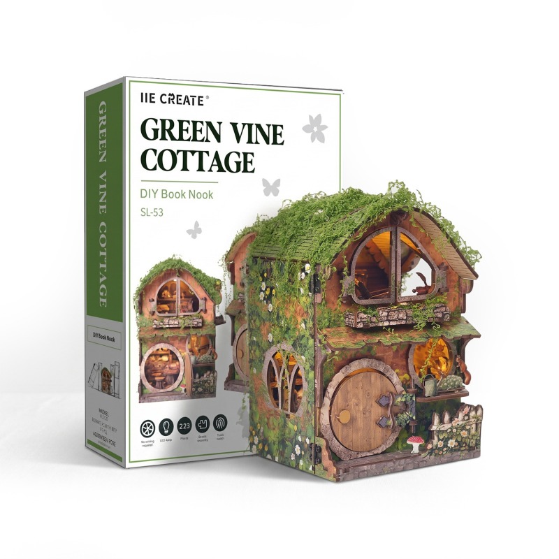 Green Vine Covered Cottage 3D  - đánh giá và giá Kids Without Education