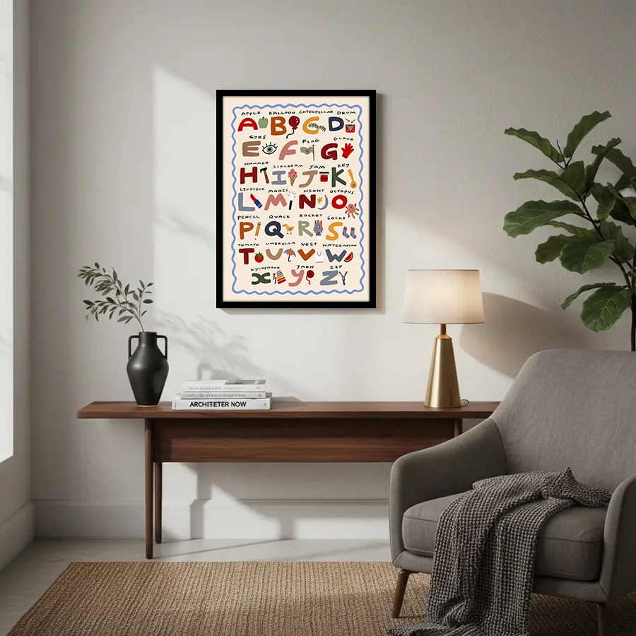 Kids Alphabet ABC Poster Carto - đánh giá và giá Kids Educational Posters