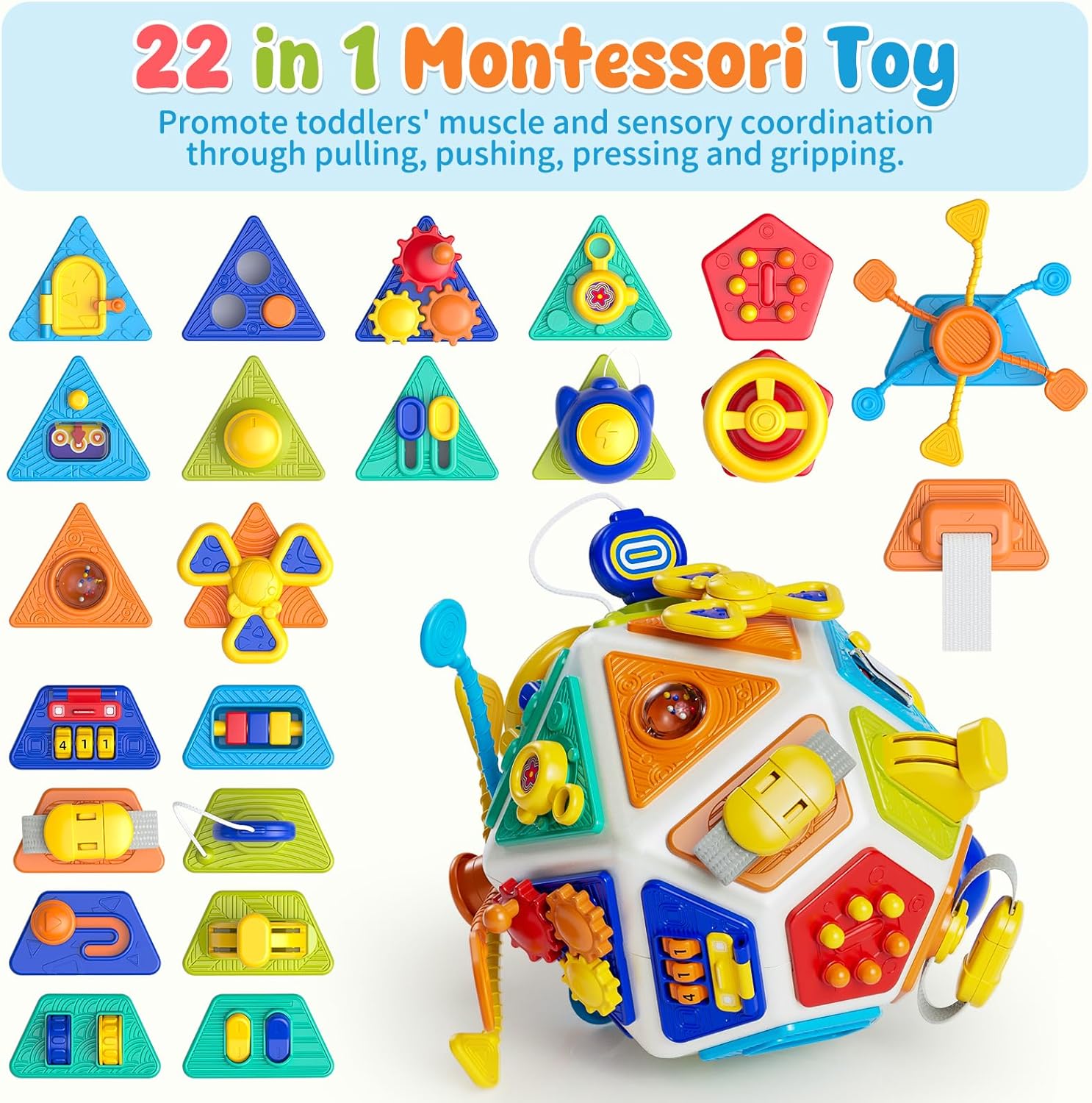 22-in-1 Baby Busy Board Activi - đánh giá và giá Kids Education Board