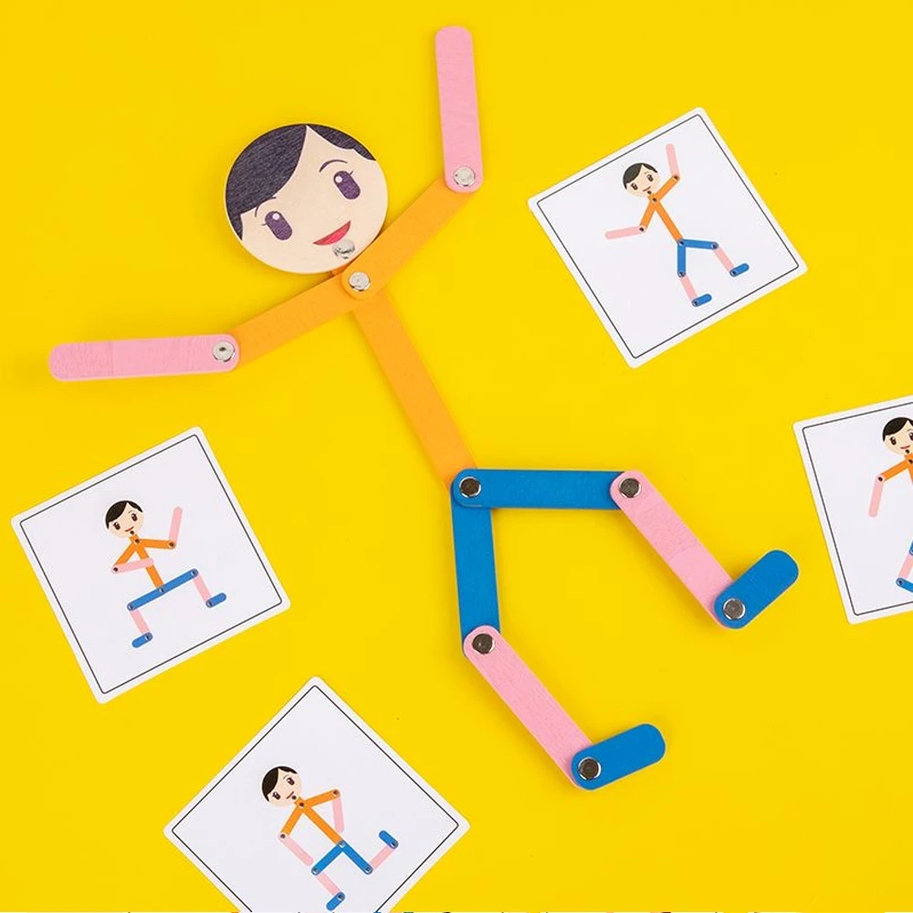 Sport Wooden Man Material DIY  - đánh giá và giá Kids Education Board