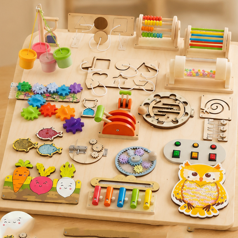 Premium Montessori Busy Board  - đánh giá và giá Kids Education Board