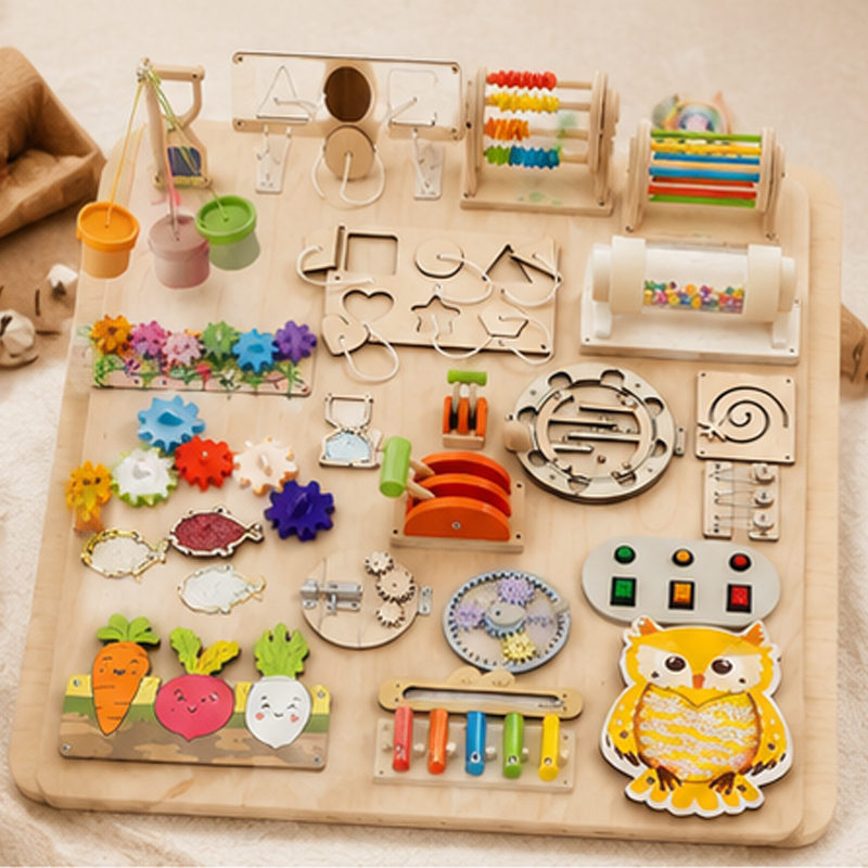 Premium Montessori Busy Board  - đánh giá và giá Kids Education Board