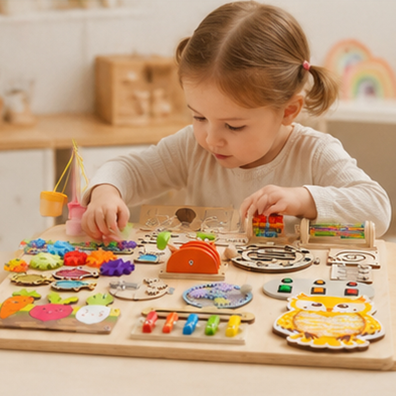 Premium Montessori Busy Board  - đánh giá và giá Kids Education Board